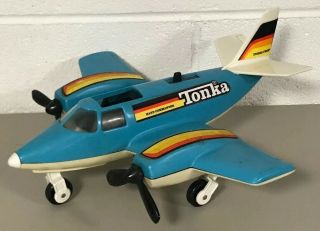 Vintage 1979 Tonka Corp.  Hand Commander Turbo Prop Propellor Plane