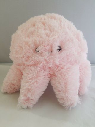 Octopus Squishable Mini Plush Retired 8 " Tush Tags Only Pink Stiched Eyes