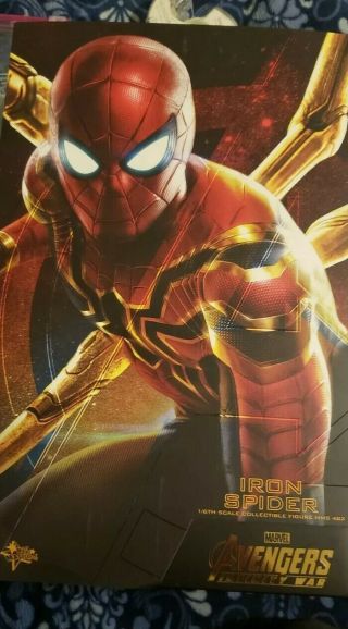 Marvel Avengers Infinity War Iron Spider - Man Collectible Figure Hot Toys Mms482