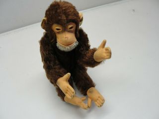 Vintage Steiff Jocko Jointed Monkey Made In Germany 11 " W/ Tag