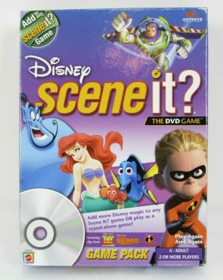 Disney Scene It Dvd Game Pack Add On Trivia 2006 Family Complete