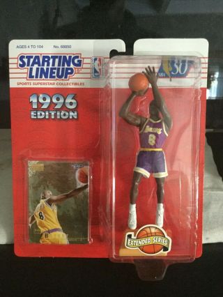 1996 Kobe Bryant Starting Lineup Rookie Ext Edition W/ Plastic Case
