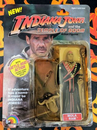Vintage 1984 Ljn Indiana Jones And The Temple Of Doom - Mola Ram