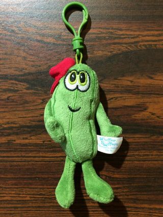 Whiffer Sniffers Adorable 7 " Plush Dilly Yo Pickle Keychain/backpack Clip Rare