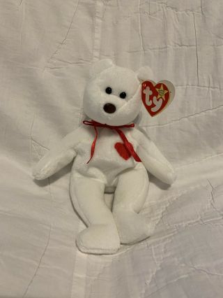 Ty Beanie Baby Valentino Brown Nose,  Valuable Tag Errors