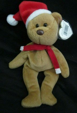 Ty Beanie Baby 1997 Holiday Teddy Bear Style 4200 Dob 12 - 25 - 96 Mwt