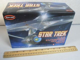 2009 Polar Lights Star Trek 1:1000 Uss Enterprise Ncc - 1701 Refit Model Mib