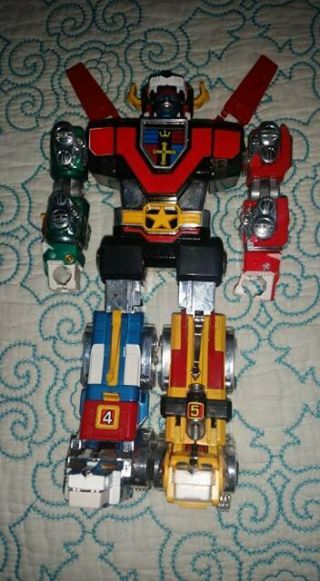 Vintage 1984 Matchbox Voltron Iii Deluxe Lion Set And Instructions