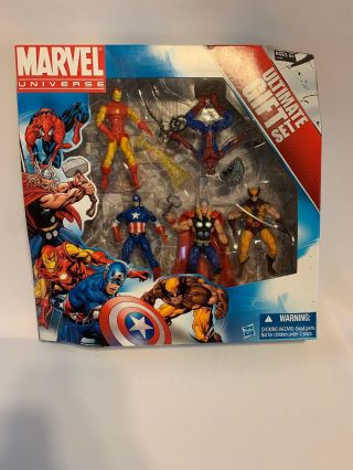 Marvel Universe 3.  75 Ultimate Gift Set Walmart Exclusive Missing Cap Shield