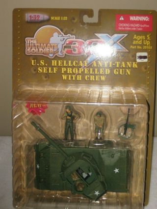 U.  S.  Hellcat Anti - Tank Self Propelled Gun With Crew Wwii The Ultimate Soldier