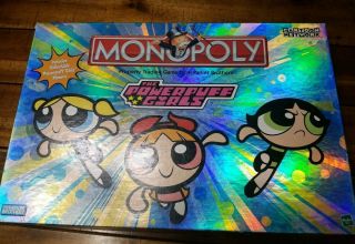 2001 Cartoon Network Powerpuff Girls Monopoly Board Game,