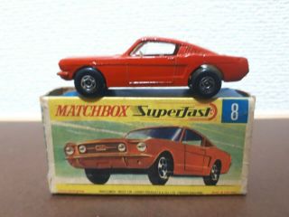 Rare Matchbox Superfast Lesney - Series 8 - Ford Mustang