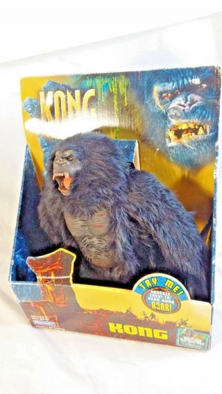 Playmates King Kong Plush Roaring Figure With Sound 66100 Nrfb