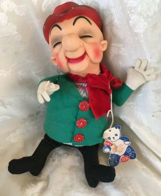 Vintage 1962 Mr Magoo Plush Doll Figure Red Hat By Ideal Toys Usa Tag