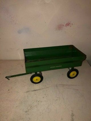 Vintage John Deere Flare Wagon For A Tractor 1/16 Jd Grain