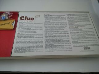 CLUE Board Game Vtg 1972 Parker Bros No 45 Complete 3