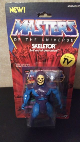 7 Skeletor Motu Masters Of The Universe Vintage Adult Collector