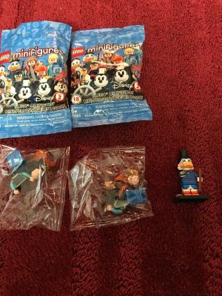 Lego Disney Series 2 Minifigures Scrooge Mcduck And Two Anna Figures
