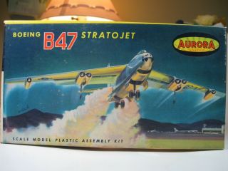 1961 Vintage Aurora 1/180 Boeing B - 47 Stratojet 493 - 70 Parts Kit