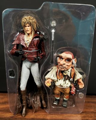 Neca Cult Classics Labyrinth Jareth The Goblin King And Hoggle Figures