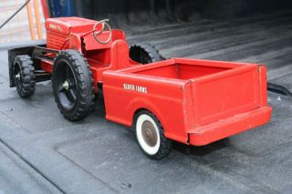 Lil Beaver - Tractor w/blade and Trailer - Canada - pressed steel 3