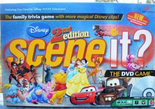 2007 Disney 2nd Edition Scene It Dvd Trivia Board Game