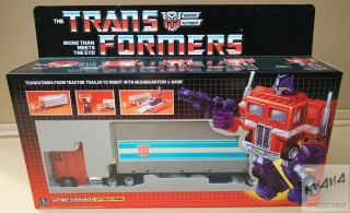 Transformers Reissue G1『OPTIMUS PRIME』NEW Version MISB 3