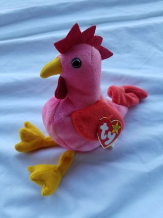 Ty Beanie Babies Strut The Rooster