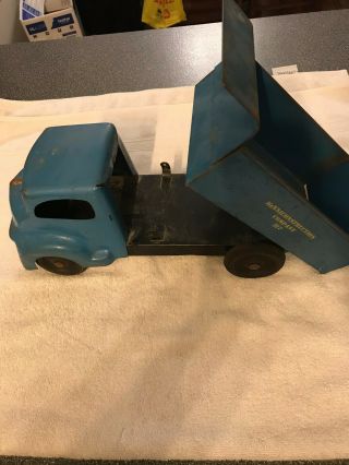 VINTAGE MINNITOYS TOY DUMP TRUCK,  EARLY VERSION.  40 ' S - 50 ' S 16 