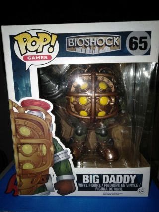 Funko Pop Bioshock Big Daddy 6 Inch Vinyl Figure Vaulted