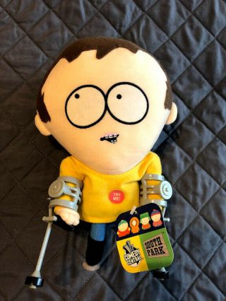 Rare 2002 South Park Talking Jimmy Plush Toy Doll By Fun 4 All W/tags