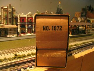 Lionel Postwar 1872 General Locomotive Box Only Exc.