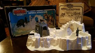 Vintage Star Wars The Empire Strikes Back Imperial Attack Base Hoth Kenner 1980
