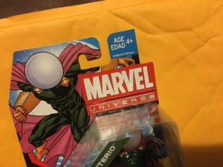 Mysterio Marvel Universe On Card 3.  75” Comic Version Spider - Man 3