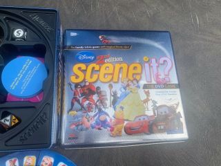 Disney Scene It 2nd Edition - The DVD Game - Tin - COMPLETE Accept For Instruct 3
