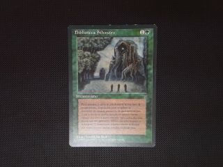 1x Sylvan Library - Legends In Italian,  Look At Images - Mtg With Tracking