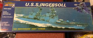 Zhengdefu Uss Ingersoll 30cm Model Ship Open Box