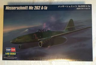 Messerschmitt Me 262 A - 1a 1/48 Scale Hobbyboss Aircraft Kit 80369 - Sealed/nib