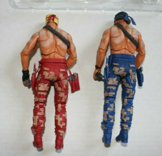 NECA Contra Video Game Series Complete Set of 2 Action Figures Loose Rare 3