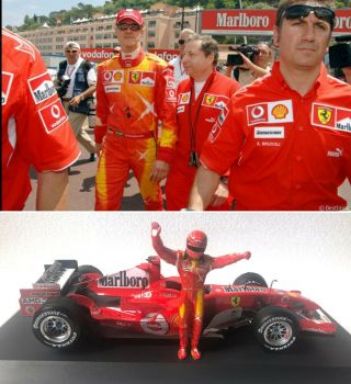 Michael Schumacher Ferrari 248 Gp Monaco 2006 1:18
