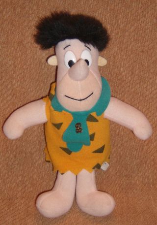 Fred Flintstone Plush Doll,  11 " Flintstones,  Canasa,  1987