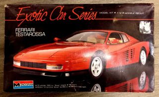 Monogram Ferrari Testarossa Exotic Car Series Model Kit 1988 2803