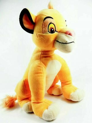 Disney Simba Lion King Plush Stuffed Animal Toy Large 20 " Jumbo Sitting Cub