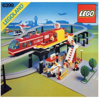 Lego 6399 Airport Shuttle Set Complete