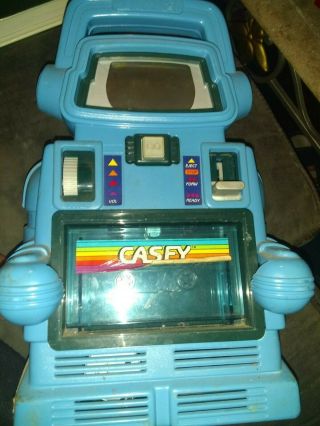Vintage 1985 Playskool Casey Robot Cassette Player