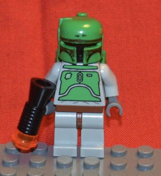 Classic Gray Lego Star Wars Boba Fett Minifigure From Set 4476 7144 Slave I
