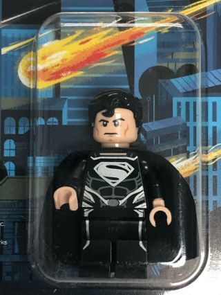 LEGO SDCC 2013 Superman Black Suit Exclusive DC SuperHeroes ULTRA RARE 2