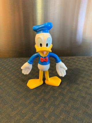 Walt Disney World Resort Bendable Poseable Donald Duck 4 " Figure.  Conditi