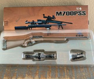 Coo Models 1/6 M700pss Brown Sniper Rifle No: X80027 U.  S Seller Rare