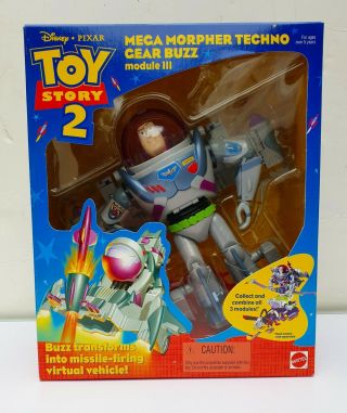 Rare Toy Story 2 Mega Morpher Techno Gear Buzz Lightyear Brand